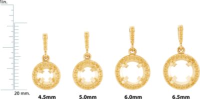 Halo Style Pendant or Necklace