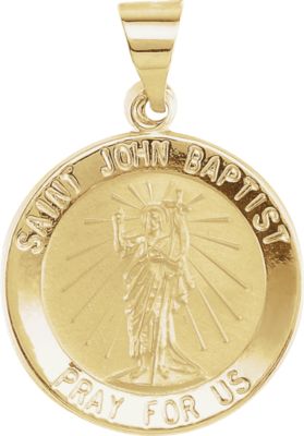 Hollow Round St. John the Baptist Metal
