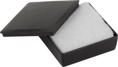 Black Plastic Cotton Filled Boxes