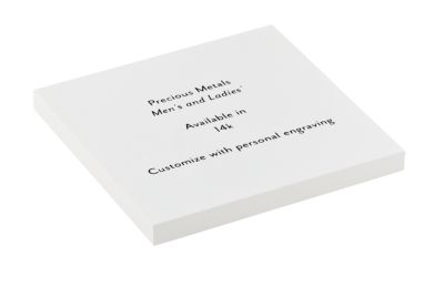 White Acrylic Signage