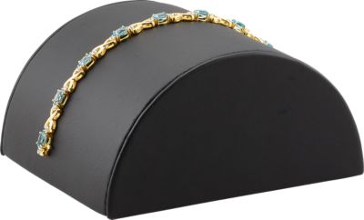 Black Leatherette Bracelet Ramp Display