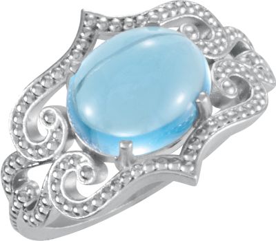 Granulated Design Ring