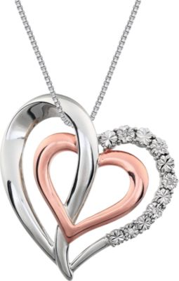 .03 ct tw Diamond Heart 18