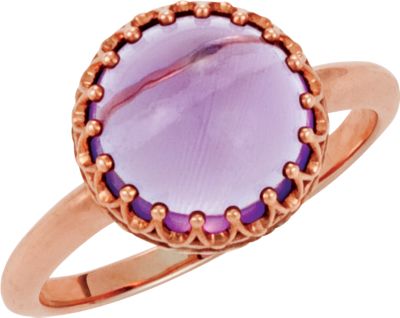 Crown Design Cabochon Ring