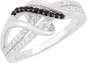 Genuine Spinel & Diamond Ring