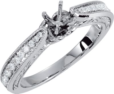 Semi-Mount Engagement Ring