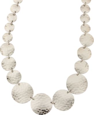 Stainless Steel Graduated Hammered & Polished 20