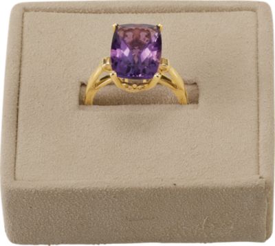 Square Single Ring Magnetic Insert Suede Display