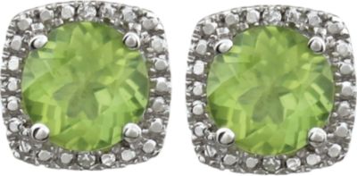 Halo-Style Button Earrings