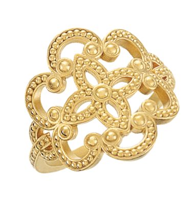 Granulated Design Fashion Ring