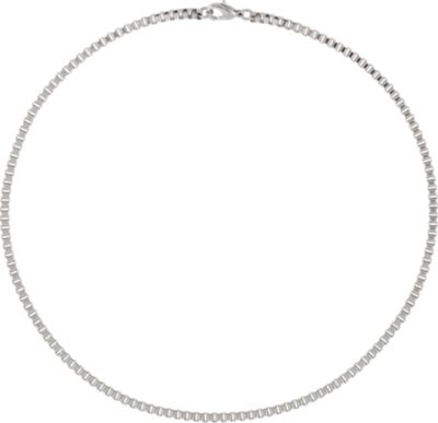 Stainless Steel Box Chain with Lobster Clasp