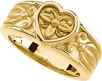 9.5mm Heart Band