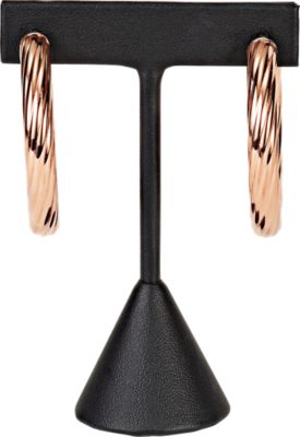Black Leatherette Small Earring Stand Display