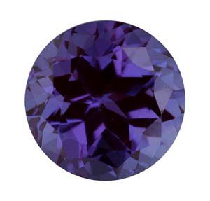 Round Lab Created Alexandrite
