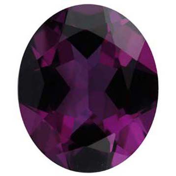 Oval Imitation Alexandrite