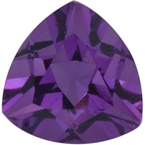 Trillion Genuine Amethyst