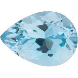 Pear Genuine Aquamarine
