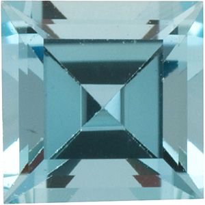 Square Genuine Aquamarine