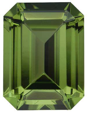 Emerald/Octagon Imitation Peridot