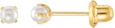 Inverness Simulated Pearl Piercing Earrings
