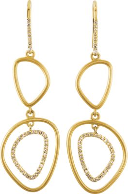 Open Silhouette Dangle Earrings