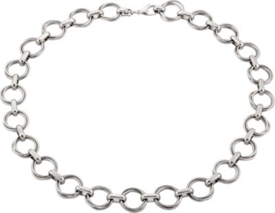 Stainless Steel Oval Link Necklace