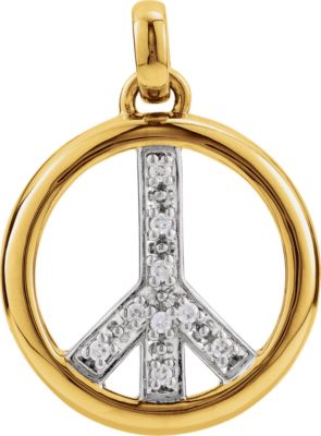Peace Symbol Pendant Mounting