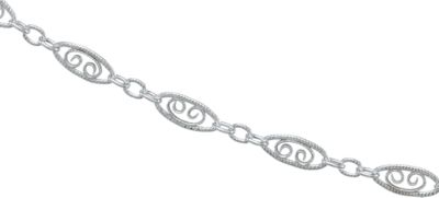 3.25 mm Filigree Scroll Chain