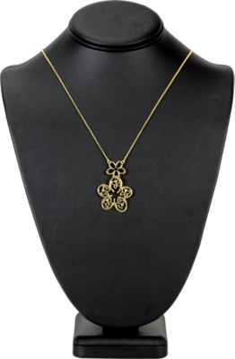 Black Leatherette Large Neckform Display