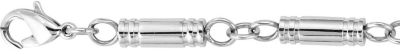 Stainless Steel Barrel Link Bracelet or Chain