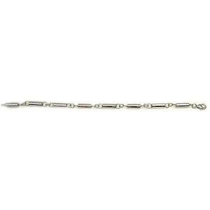 Stainless Steel Barrel Link Bracelet or Chain