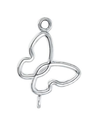 Butterfly Design Dangle Component with Jump Rings