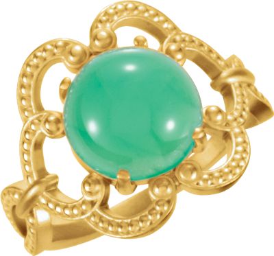 Granulated Design Ring