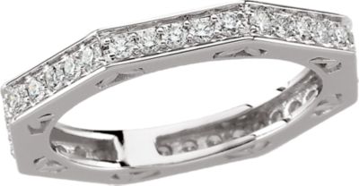 Round Diamond Eternity Band