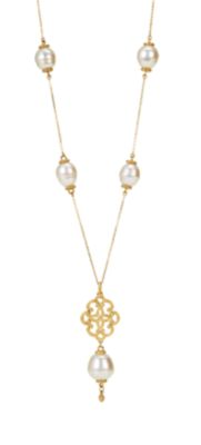 Granulated Design Pearl Necklace