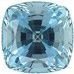 Antique Square Genuine Aquamarine (Black Box)
