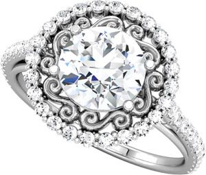 Semi-Mount Engagement Ring