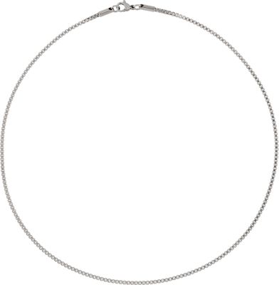 Stainless Steel Box Chain with Lobster Clasp