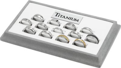Titanium 13 pc. Wedding Band Kit #2