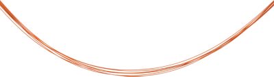 Stainless Steel 7-Strand Orange Coated Chain