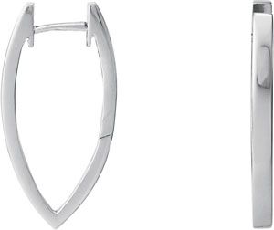 Square Tube Hinged Earrings