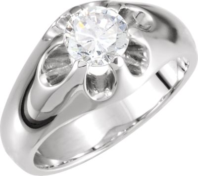 Men's Belcher Solitaire Ring Mounting