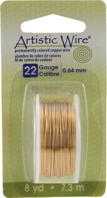 Artistic Wire&reg; Tarnish Resistant Brass 