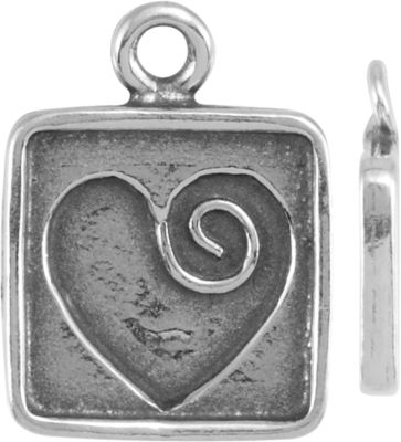 Heart Dangle with Square Frame