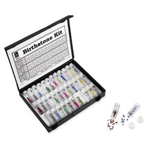 Round Imitation 6 Piece Birthstone Kit