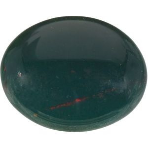 Oval Genuine Bloodstone