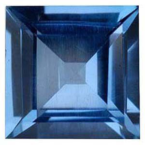 Square Imitation Blue Zircon