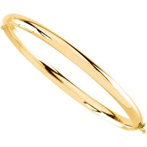 Hinged Bangle Bracelet - 4mm 