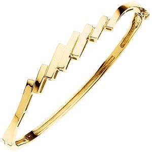 Hinged Bangle Bracelet