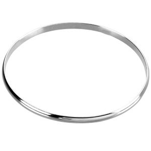 Sterling Silver Bangle Bracelet - 4mm